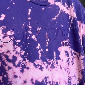 Euphoria HBO bleached unisex T-shirt. Size Large.